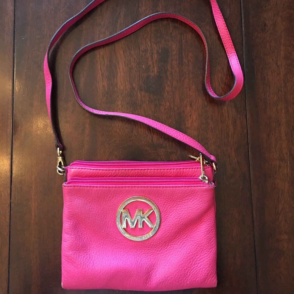 Pink Michael Kors Small Crossbody